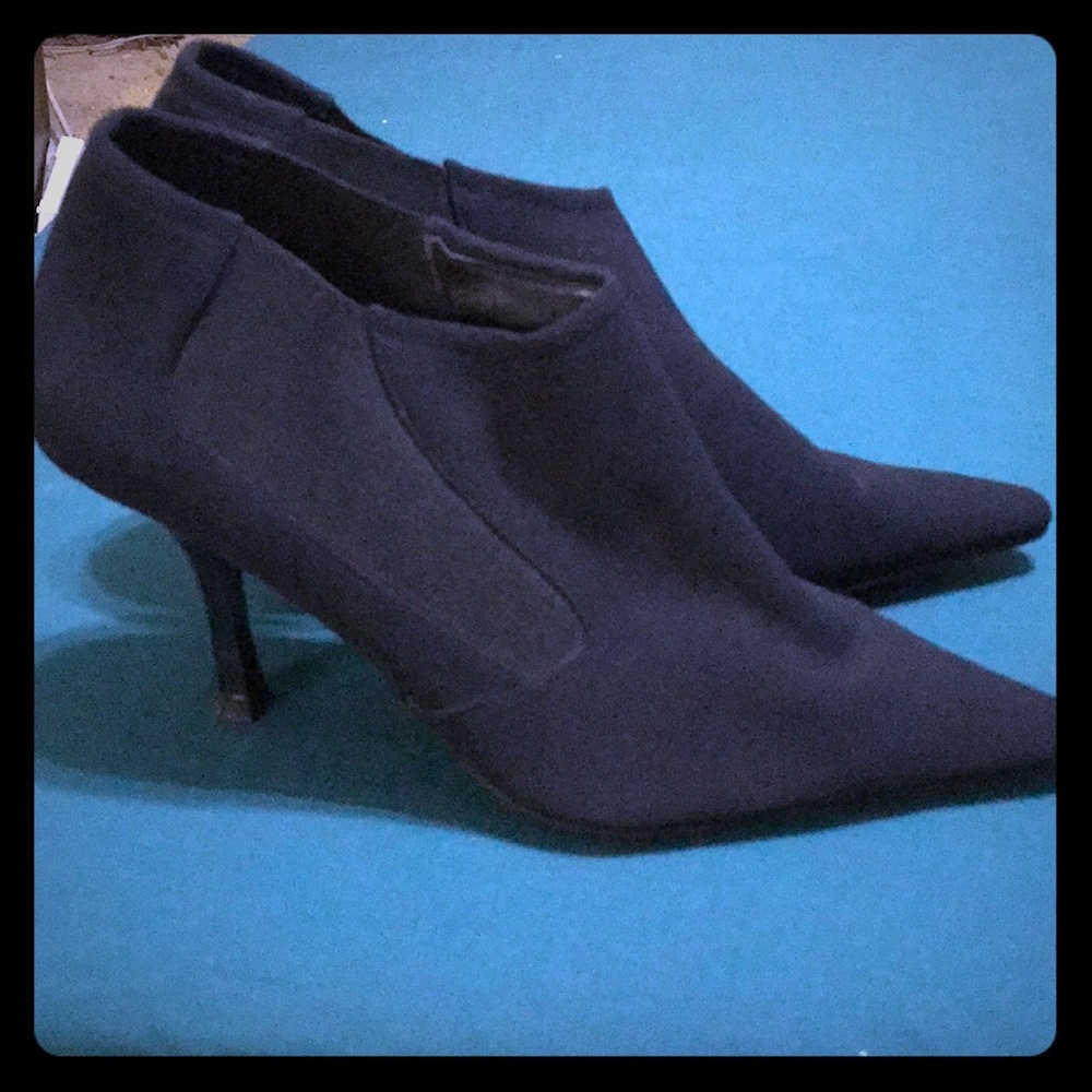 Black ankle boots